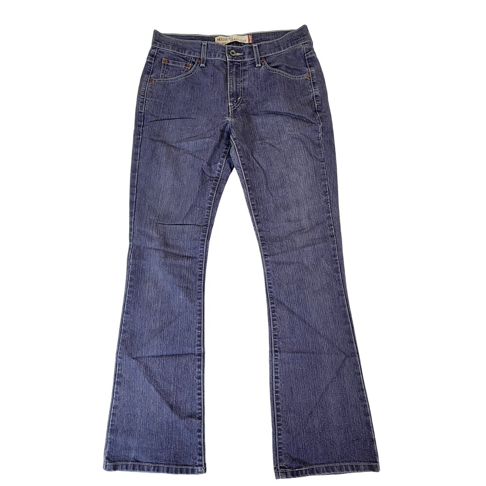 Levis 515 Womens Noveau Boot Cut Jeans Size 8M Blue Stretch Denim Mid Rise #1974